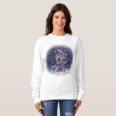 Metalphant Wilbur en hiver Sweatshirt féminine (Devant entier)