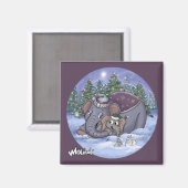 Metalphant Wilbur & Magneet Moeder (Voorkant / Achterkant)