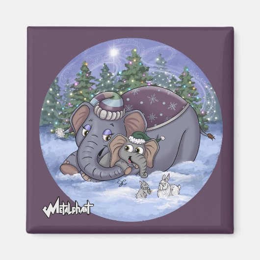 Metalphant Wilbur & Magneet Moeder (Voorkant)