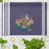 Metalphant Wilbur & Noah-ery's Ark Keuken Handdoek (Gevouwen)