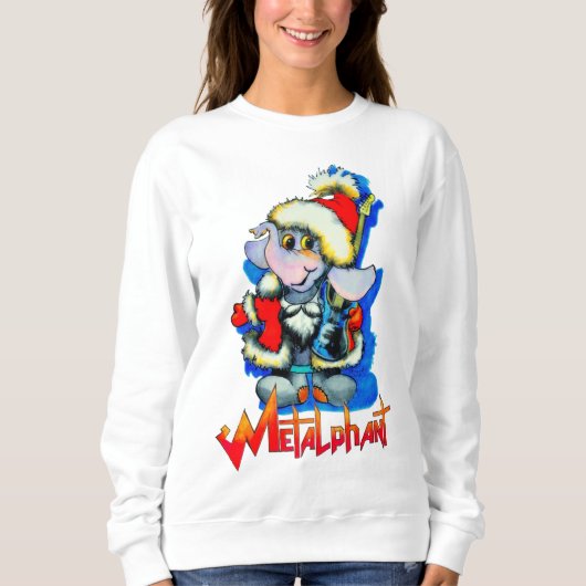 Metalphant Winter Holiday Women's Sweatshirt (Voorkant)