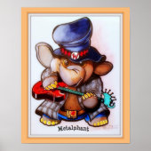 Metalphanumérique avec Poster de Guitare - différe (Devant)