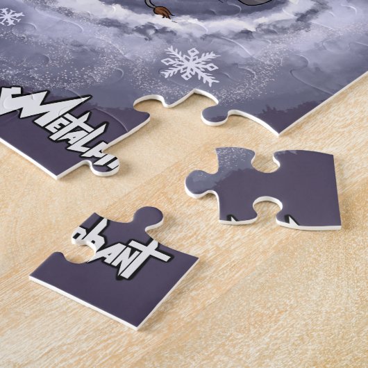 Metalphanumérique Wilbur Snow Angels Puzzle (Côté)