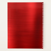 Metalrood Signature Monogram Planner (Achterkant)