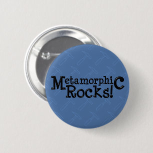 Metamorfe rotsen! ronde button 5,7 cm