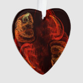 Metamorfose Abstracte Art Acrylhart Ornament (voorkant)