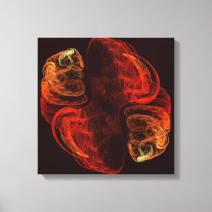 Metamorfose Abstracte Art Quad Canvas Print