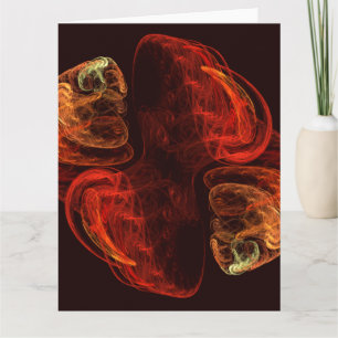 Metamorfose Abstracte kunst Bedankkaart