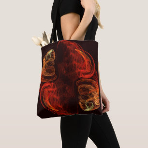 Metamorfose Abstracte kunst Draagtas