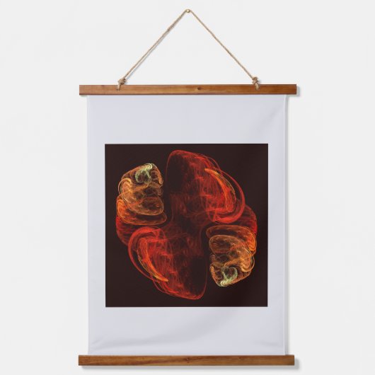 Metamorfose Abstracte kunst Hangend Wandkleed (Voorkant)