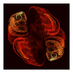 Metamorfose Abstracte kunst Perfect Poster