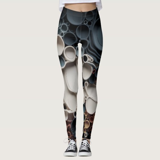 Metamorfose Cirkels Leggings (Voorkant)