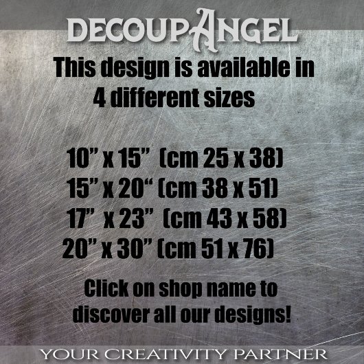 Metamorfose - Decoupage - Tissuepapier