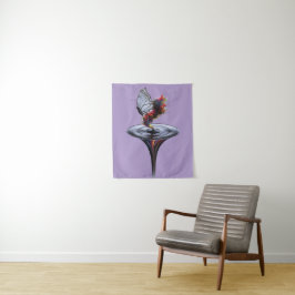 Metamorfose geïnspireerd op persoonlijk groeiontwe wandkleed