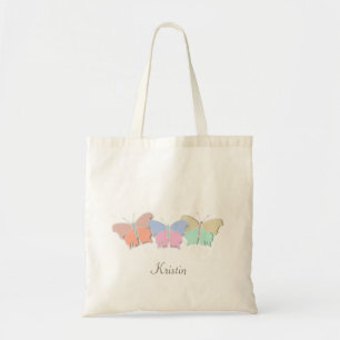 Metamorfose Gepersonaliseerde Vlinder Gift Canvas Tote Bag