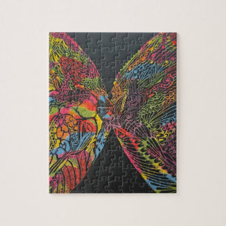 Metamorfose gerealiseerd legpuzzel