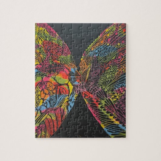 Metamorfose gerealiseerd legpuzzel (Verticaal)