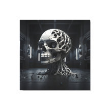 Metamorfose van etherische schedel