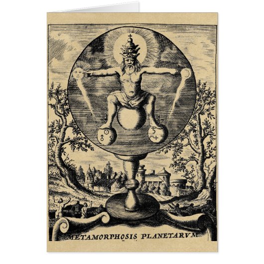 Metamorfose van metaal in Alchemy Kaart (Voorkant)