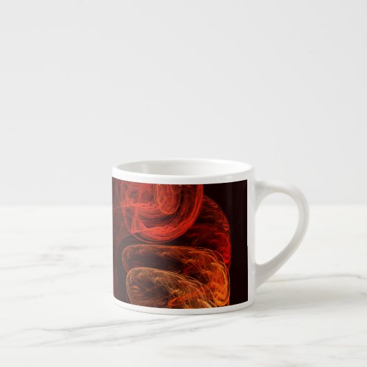 Métamorphose Art Abstrait Espresso Mug (Droite)