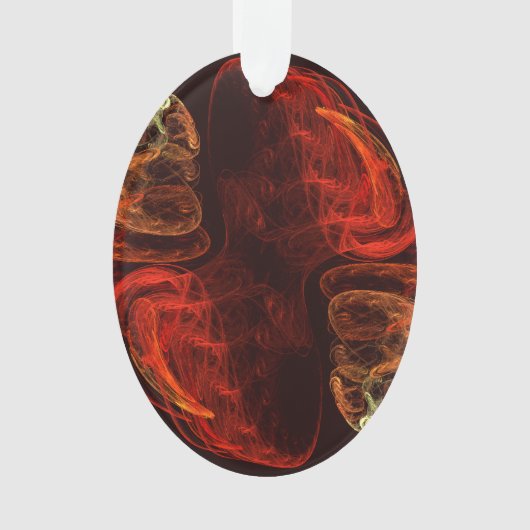 Métamorphose Art Abstrait Oval acrylique (devant)