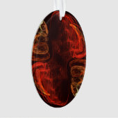 Métamorphose Art Abstrait Oval acrylique (devant)