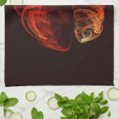 Métamorphose Art Abstrait serviette de cuisine (Plié)