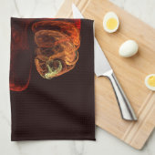 Métamorphose Art Abstrait serviette de cuisine (Quart Plié)