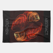 Métamorphose Art Abstrait serviette de cuisine (Horizontal)