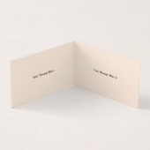 Métamorphose de cartes de visite de pli de livre (Intérieur)