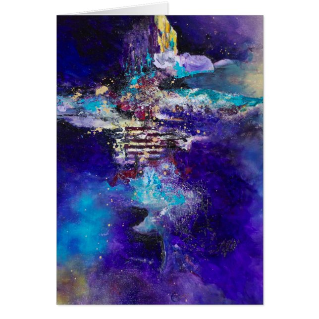 Métamorphose peignant l'oeuvre d'art abstrait sur (Devant)