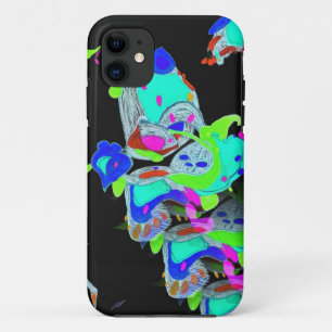 "Métamorphose" Turquoise coque iphone Apple