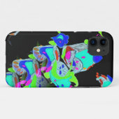 "Métamorphose" Turquoise coque iphone Apple (Dos (Horizontal))