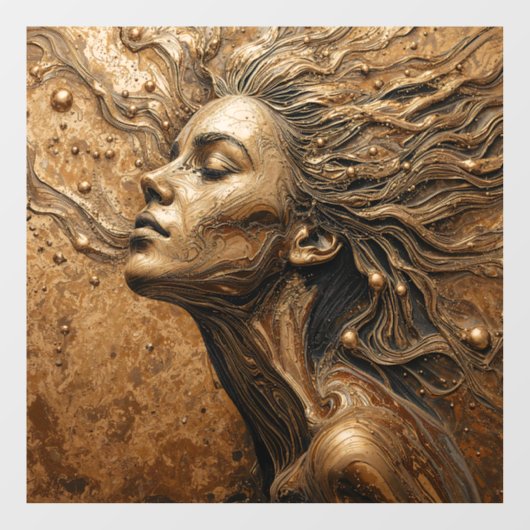 “Metamorphosis of Light” – A Surreal Portrait Raamsticker (Vel)