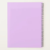 Metaphysical Mon Minimalist Paars Personalized Planner (Achterkant)