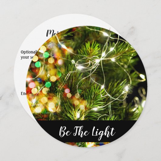 *~* Metaphysical New Age Spiritual Tree Feestdagenkaart (Voorkant / Achterkant)