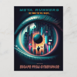 'MetaRunners' Ontsnappen uit Cyberspace: Briefkaar Briefkaart