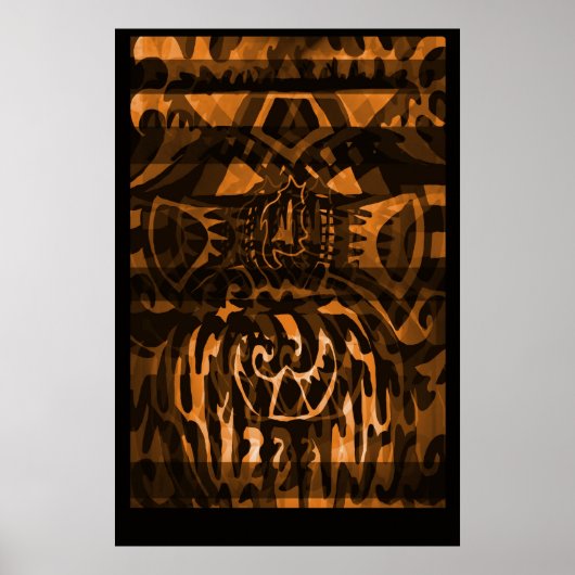 MetaState - Poster orange (Devant)