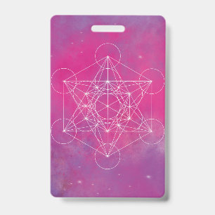 Metatron, chakra,zen,heilige geometrie, engel badge