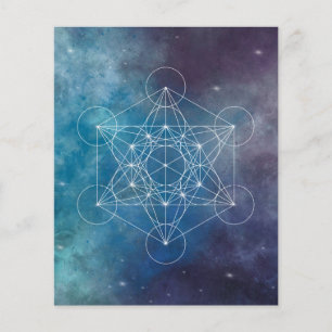 Metatron, chakra,zen,heilige geometrie, engel flyer