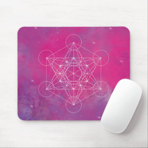 Metatron, chakra,zen,heilige geometrie, engel muismat
