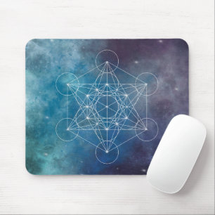Metatron, chakra,zen,heilige geometrie, engel muismat