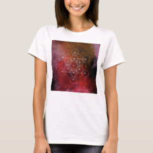 Metatron, chakra,zen,heilige geometrie, engel t-shirt