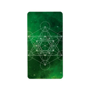 Metatron, chakra, zen, sacrale geometrie, engel etiket