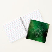 Metatron, chakra, zen, sacrale geometrie, engel notitieboek (Binnen)