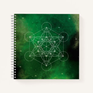 Metatron, chakra, zen, sacrale geometrie, engel notitieboek