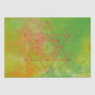 Metatron, chakra, zen, sacrale geometrie, engel tissuepapier