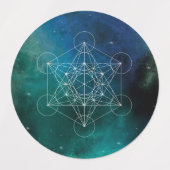 Metatron, chakra,zen,sacred geometric, angel, spir labels (Design 1)