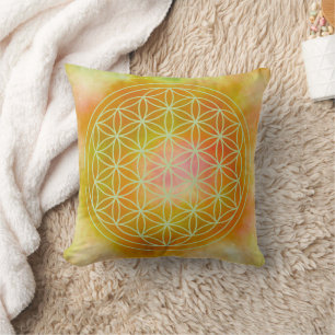metatron, chakra, zen, sacred geometric, engel; kussen