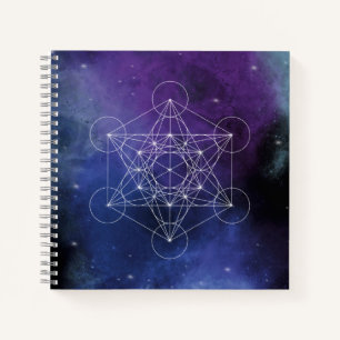 Metatron, chakra, zen, sacred geometric, geometry notitieboek